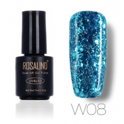 Гел Лак Диамантено-Брокатна Серия 7ml W08 Rosalind